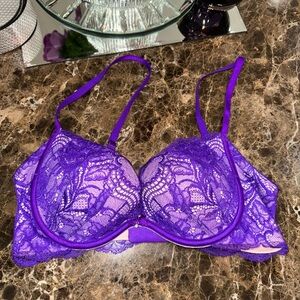 Vibrant Purple Plunge Victoria’s Secret Bra!